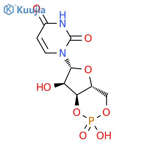 Uridine, cyclic3',5'-(hydrogen phosphate) structure
