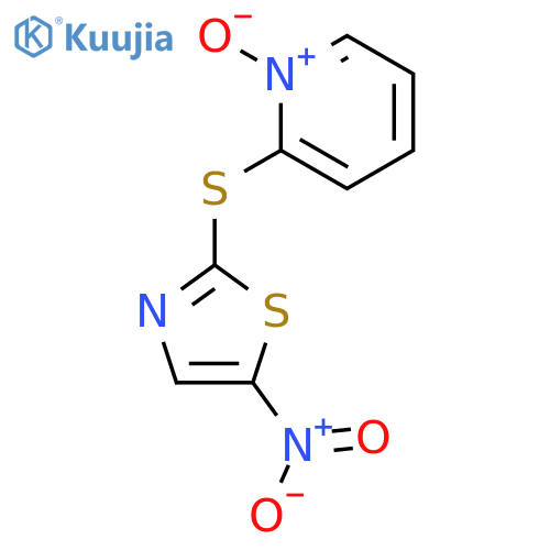 PYRIDINE, 2-[(5-NITRO-2-THIAZOLYL)THIO]-, 1-OXIDE structure