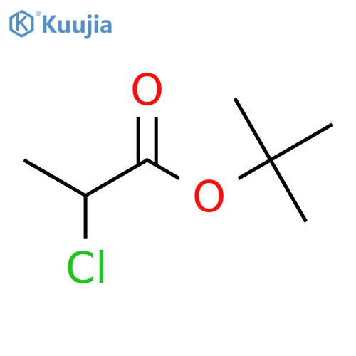 Propanoic acid, 2-chloro-, 1,1-dimethylethyl ester structure