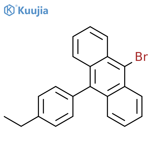 ANTHRACENE, 9-BROMO-10-(4-ETHYLPHENYL)- structure