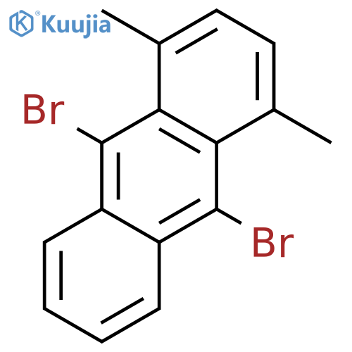 ANTHRACENE, 9,10-DIBROMO-1,4-DIMETHYL- structure