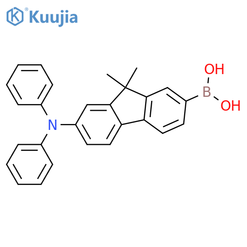 Boronic acid, B-[7-(diphenylamino)-9,9-dimethyl-9H-fluoren-2-yl]- structure