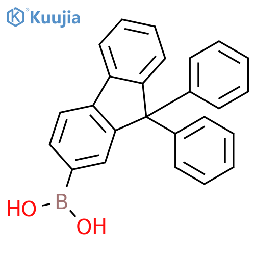 B-(9,9-Diphenyl-9H-fluoren-2-yl)-boronic Acid structure