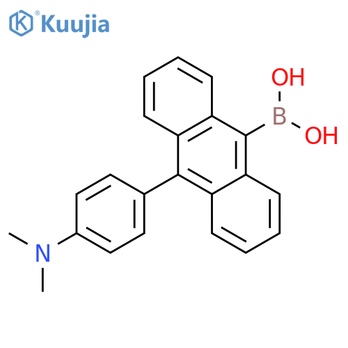 Boronic acid, [10-[4-(dimethylamino)phenyl]-9-anthracenyl]- structure