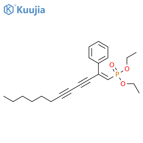 PHOSPHONIC ACID, [(1Z)-2-PHENYL-1-DODECENE-3,5-DIYNYL]-, DIETHYL ESTER structure