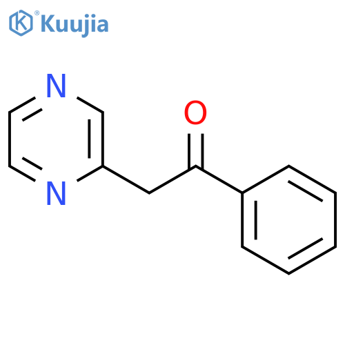 1-Phenyl-2-pyrazin-2-ylethanone structure