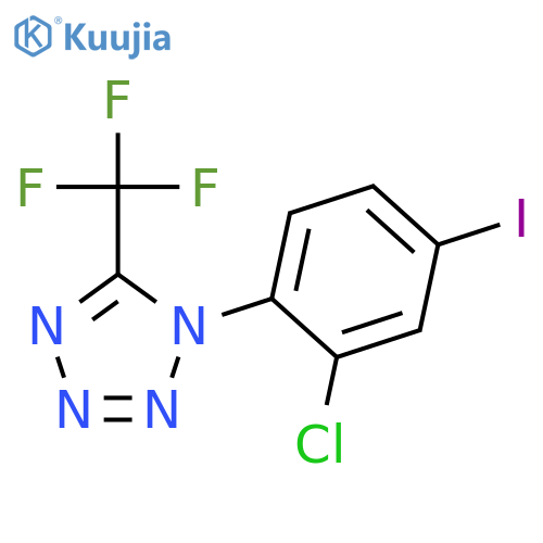 1H-TETRAZOLE, 1-(2-CHLORO-4-IODOPHENYL)-5-(TRIFLUOROMETHYL)- structure