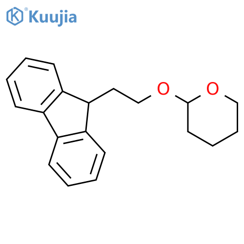 2H-Pyran, 2-[2-(9H-fluoren-9-yl)ethoxy]tetrahydro- structure