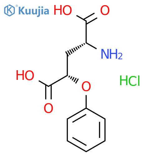 D-Glutamic acid, 4-phenoxy-, hydrochloride, (4S)- structure