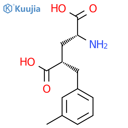D-GLUTAMIC ACID, 4-[(3-METHYLPHENYL)METHYL]-, (4S)- structure