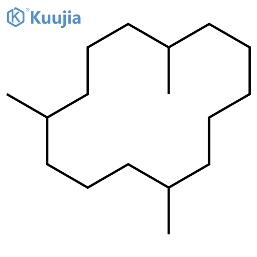 CYCLOTETRADECANE, 1,5,9-TRIMETHYL- structure