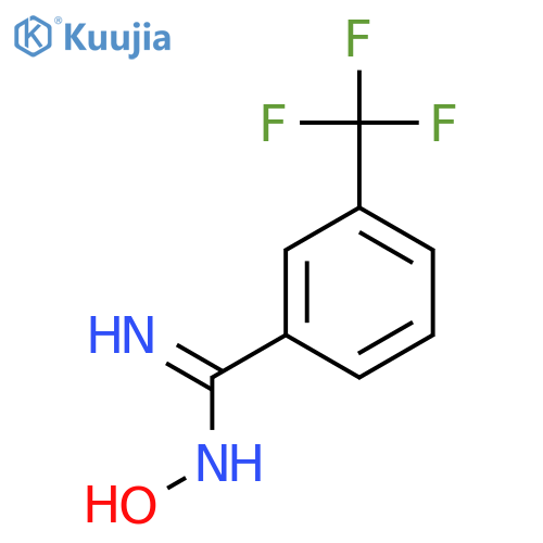 N'-Hydroxy-3-(trifluoromethyl)benzenecarboximidamide structure