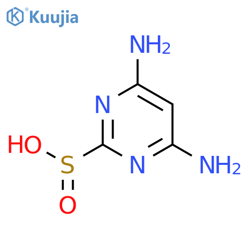 4,6-Diaminopyrimidine-2-sulfinic Acid structure