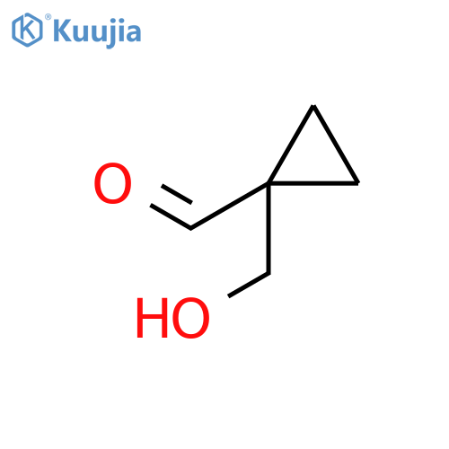 1-(hydroxymethyl)cyclopropane-1-carbaldehyde structure