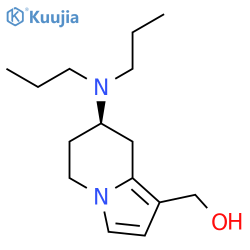 1-INDOLIZINEMETHANOL, 7-(DIPROPYLAMINO)-5,6,7,8-TETRAHYDRO-, (7R)- structure