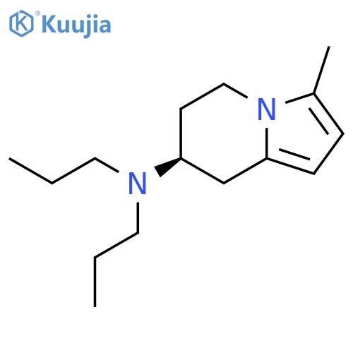 7-Indolizinamine, 5,6,7,8-tetrahydro-3-methyl-N,N-dipropyl-, (7S)- structure
