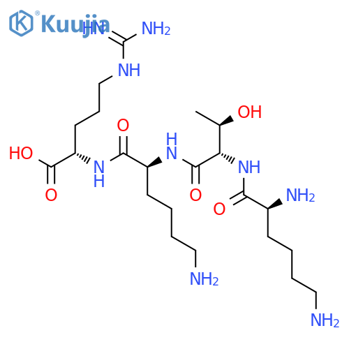L-ARGININE, L-LYSYL-L-THREONYL-L-LYSYL- structure