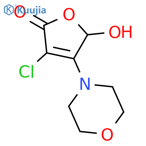 2(5H)-FURANONE, 3-CHLORO-5-HYDROXY-4-(4-MORPHOLINYL)- structure