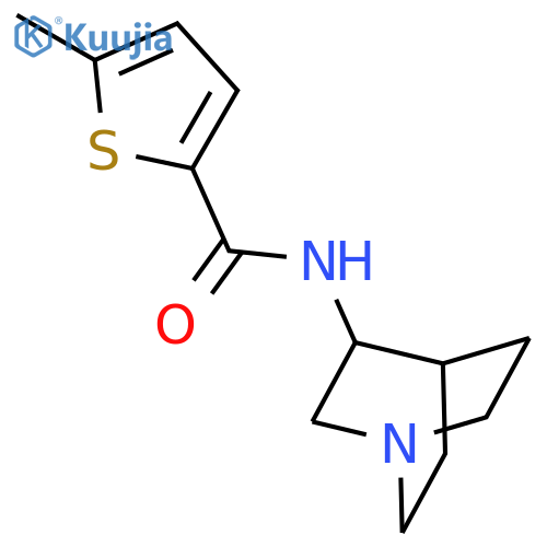 2-Thiophenecarboxamide,N-(3R)-1-azabicyclo[2.2.2]oct-3-yl-5-methyl- structure