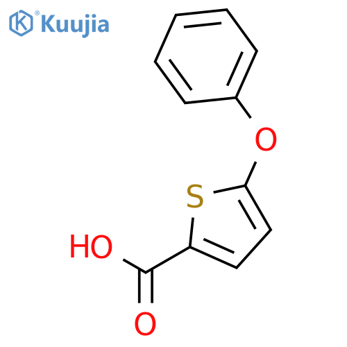 2-THIOPHENECARBOXYLIC ACID, 5-PHENOXY- structure