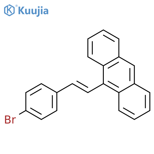 ANTHRACENE, 9-[2-(4-BROMOPHENYL)ETHENYL]- structure