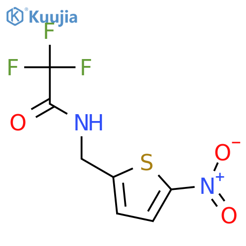 Acetamide, 2,2,2-trifluoro-N-[(5-nitro-2-thienyl)methyl]- structure