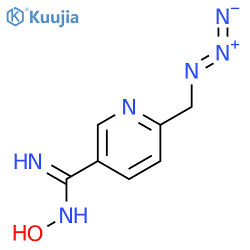 3-PYRIDINECARBOXIMIDAMIDE, 6-(AZIDOMETHYL)-N-HYDROXY- structure
