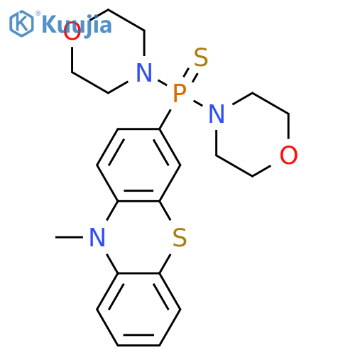 10H-PHENOTHIAZINE, 3-(DI-4-MORPHOLINYLPHOSPHINOTHIOYL)-10-METHYL- structure