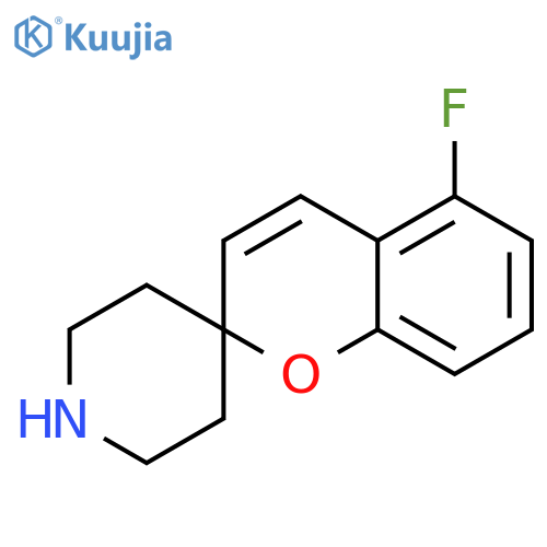 5-fluoro-Spiro[2H-1-benzopyran-2,4'-piperidine] structure