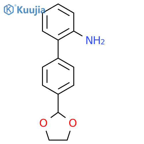 4'-[1,3]Dioxolan-2-yl-biphenyl-2-ylamine structure