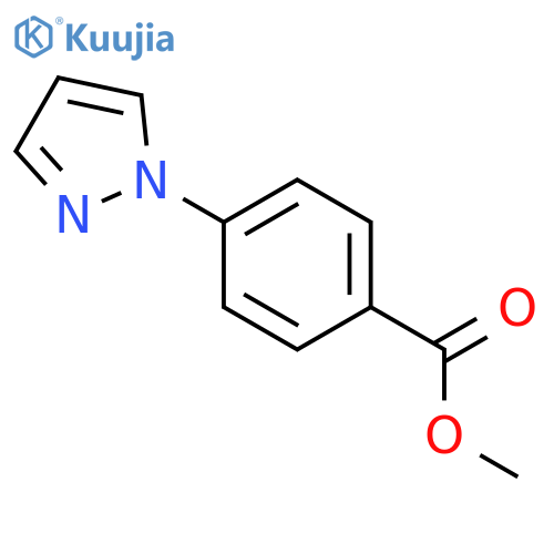 Methyl 4-(1H-pyrazol-1-yl)benzoate structure