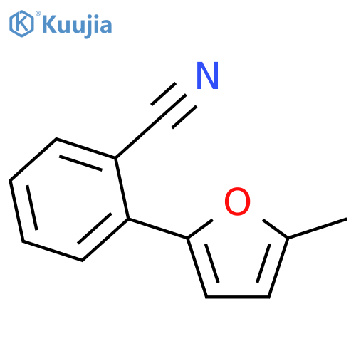 2-(5-Methyl-2-furyl)benzonitrile structure