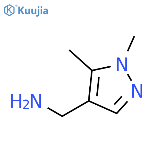 (1,3-Dimethyl-1H-pyrazol-4-yl)methanamine structure
