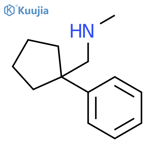 methyl(1-phenylcyclopentyl)methylamine structure