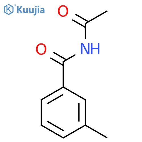 Benzamide, N-acetyl-3-methyl- structure