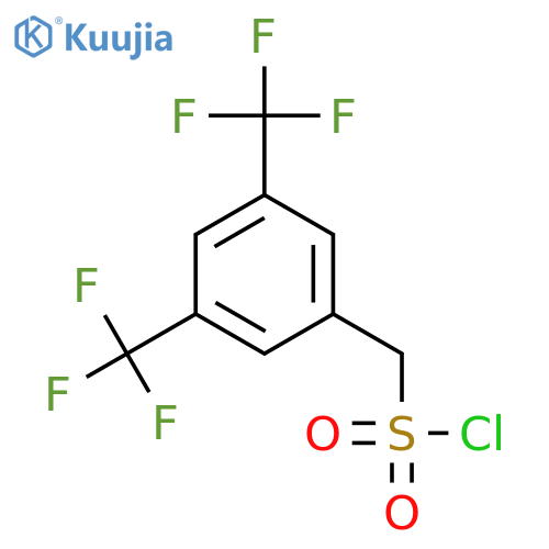 3,5-Bis(trifluoromethyl)phenylmethanesulfonyl chloride structure
