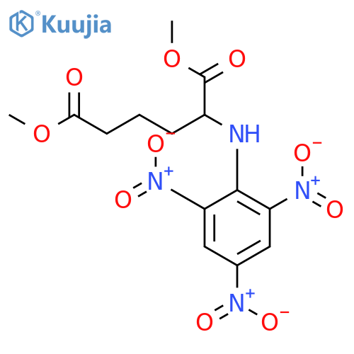 Dimethyl 2-(2,4,6-trinitroanilino)hexanedioate structure