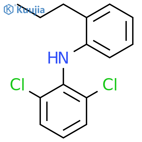 BENZENAMINE, 2,6-DICHLORO-N-(2-PROPYLPHENYL)- structure