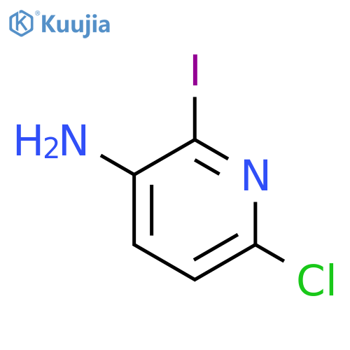 6-Chloro-2-iodopyridin-3-amine structure