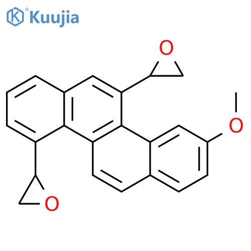 OXIRANE, 2,2'-(9-METHOXY-4,11-CHRYSENEDIYL)BIS- structure
