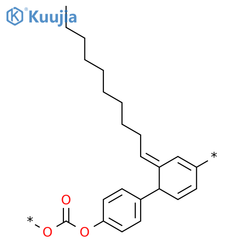 POLY(OXYCARBONYLOXY-1,4-PHENYLENEDECYLIDENE-1,4-PHENYLENE) structure