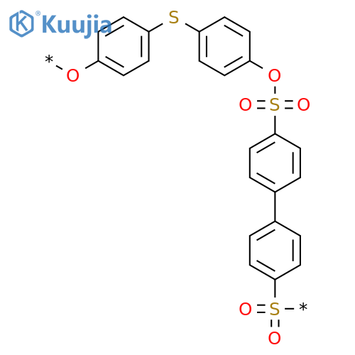 Poly(oxy-1,4-phenylenethio-1,4-phenyleneoxysulfonyl[1,1'-biphenyl]-4,4'-diylsulfonyl) structure