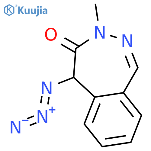 4H-2,3-BENZODIAZEPIN-4-ONE, 5-AZIDO-3,5-DIHYDRO-3-METHYL- structure
