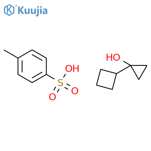 Cyclopropanol, 1-cyclobutyl-, 4-methylbenzenesulfonate structure