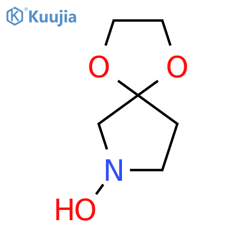 1,4-Dioxa-7-azaspiro[4.4]nonane, 7-hydroxy- (9CI) structure