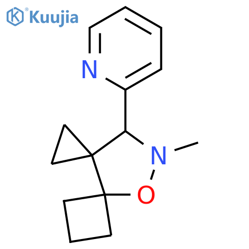 8-Oxa-9-azadispiro[2.0.3.3]decane, 9-methyl-10-(2-pyridinyl)- structure