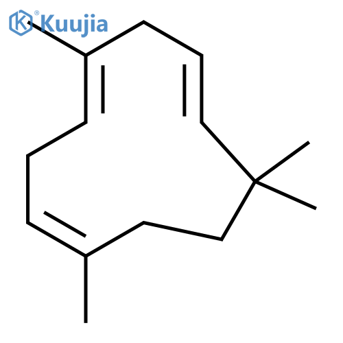 1,4,7-Cycloundecatriene, 1,5,9,9-tetramethyl-, (1Z,4Z,7Z)- structure