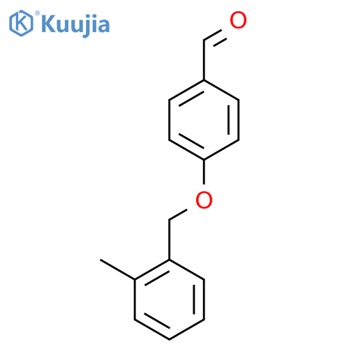 4-[(2-methylphenyl)methoxy]benzaldehyde structure