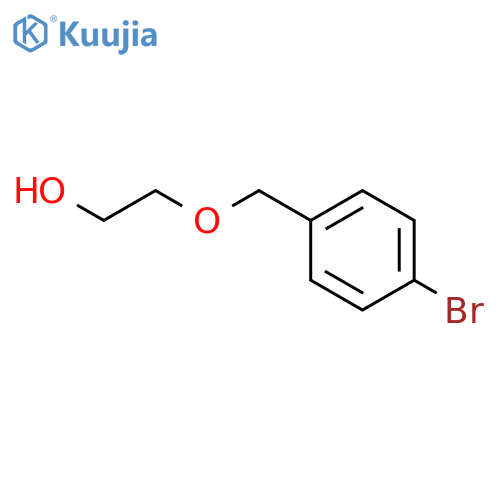 2-((4-Bromobenzyl)oxy)ethanol structure
