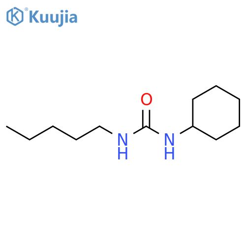 Urea, N-cyclohexyl-N'-pentyl- structure